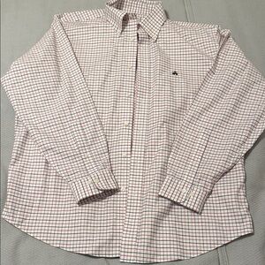 Brooks Brothers Red and White Checkered Shirt